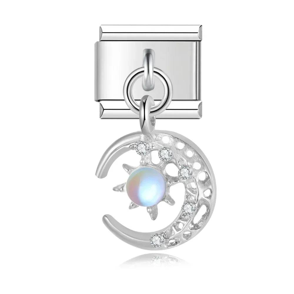 Italian Charms Espacio Acero Inoxidable - Charmsymore