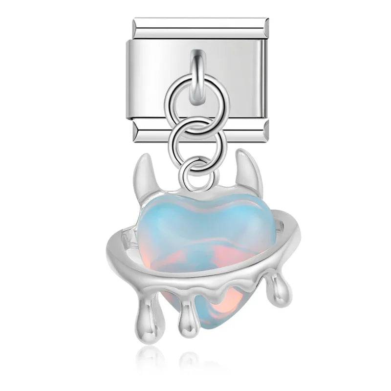 Italian Charms Espacio Acero Inoxidable - Charmsymore