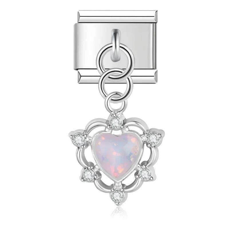 Italian Charms Espacio Acero Inoxidable - Charmsymore