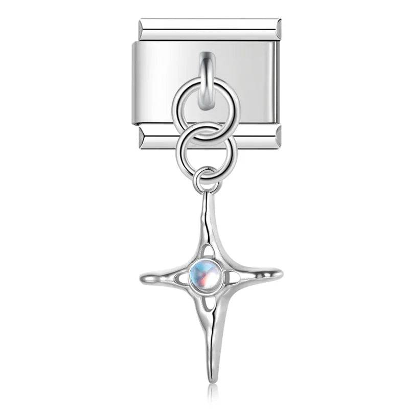 Italian Charms Espacio Acero Inoxidable - Charmsymore