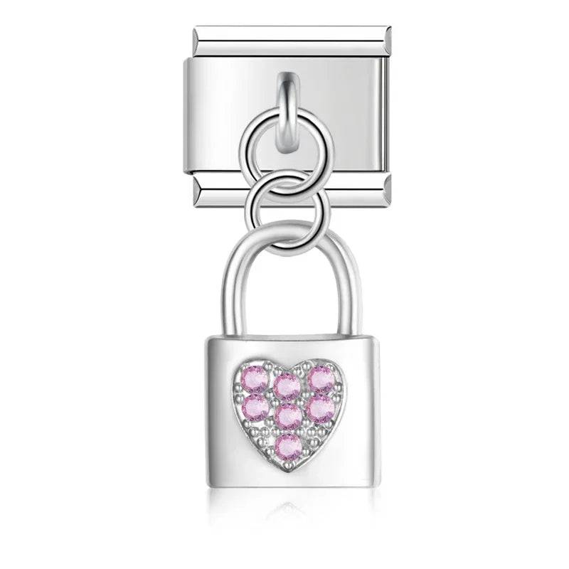 Italian Charms Estrellas Colgantes Acero Inoxidable - Charmsymore