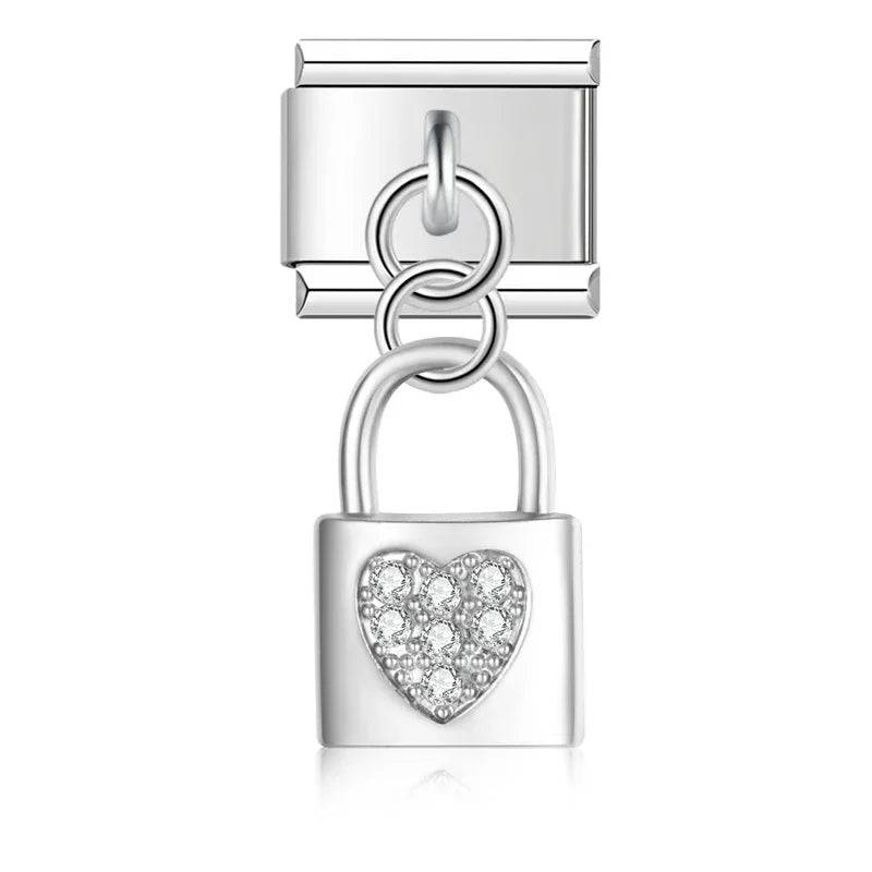 Italian Charms Estrellas Colgantes Acero Inoxidable - Charmsymore