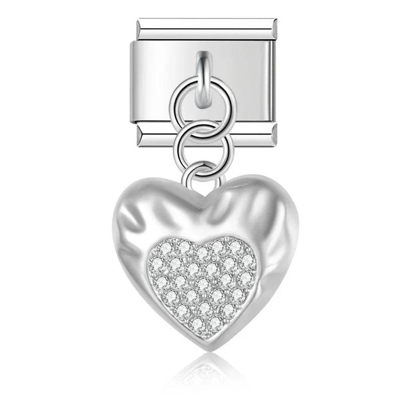 Italian Charms Estrellas Colgantes Acero Inoxidable - Charmsymore