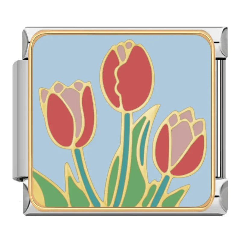 Italian Charms Flores - Charmsymore