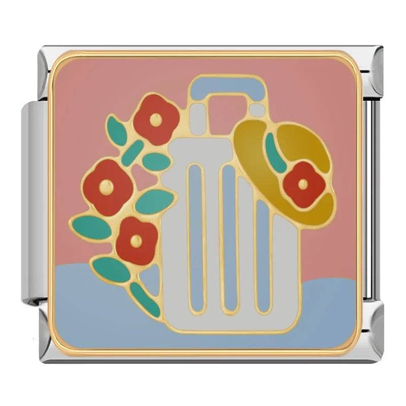 Italian Charms Frutas Acero Inoxidable - Charmsymore
