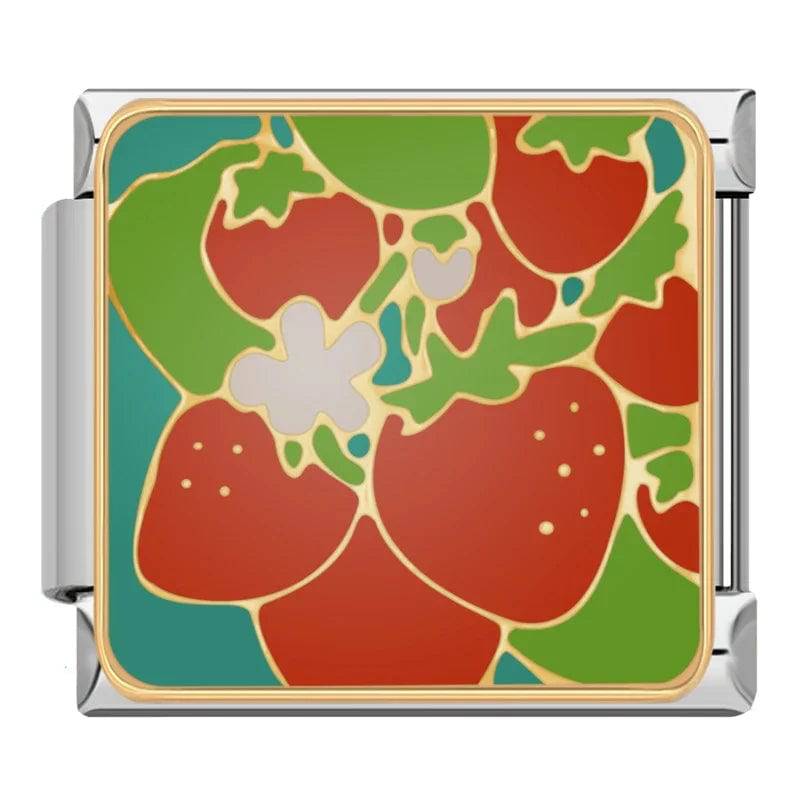 Italian Charms Frutas Acero Inoxidable - Charmsymore