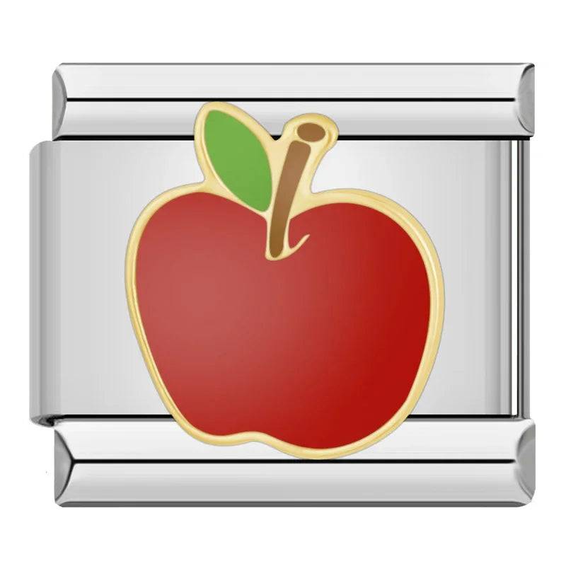 Italian Charms Frutas Acero Inoxidable - Charmsymore
