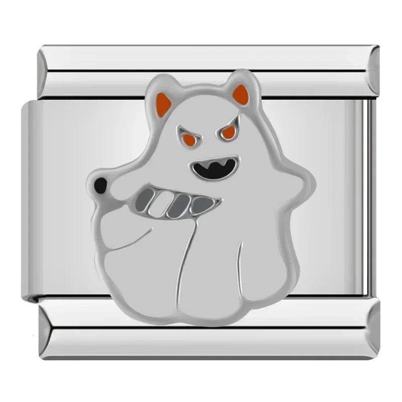 Italian Charms Hallowen Acero Inoxidable - Charmsymore