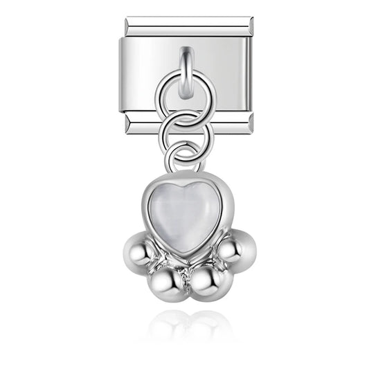Italian Charms Huellita Mascota Colgante - Charmsymore