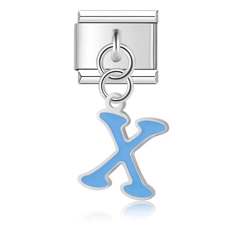 Italian Charms Letras Acero Inoxidable - Charmsymore