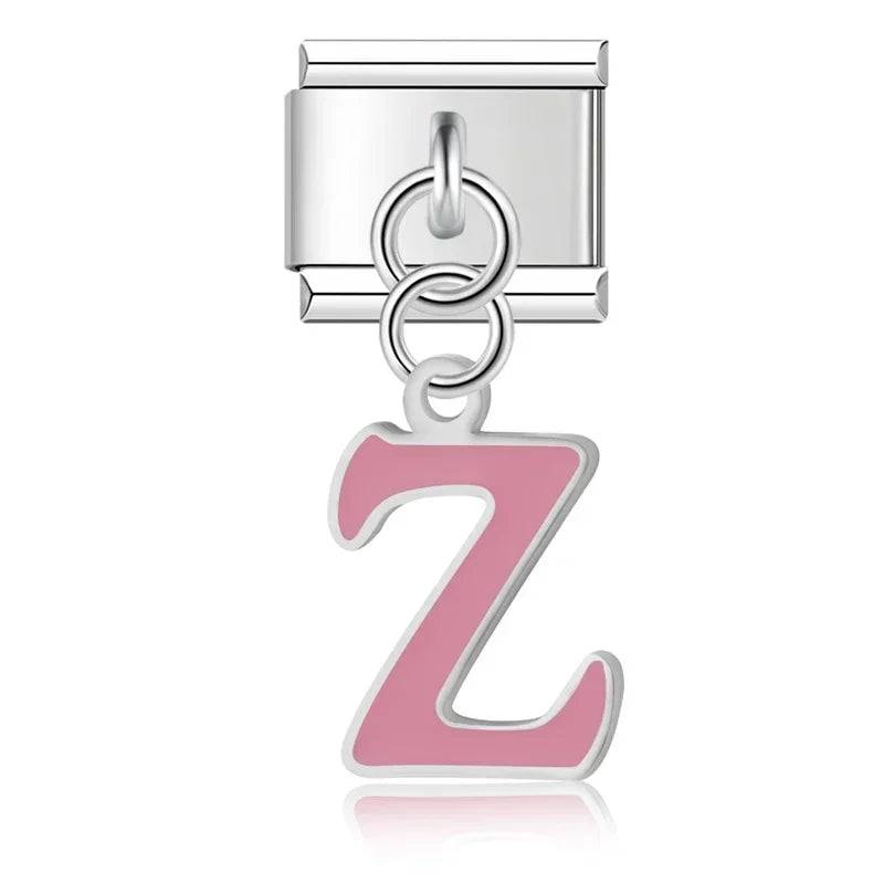 Italian Charms Letras Acero Inoxidable - Charmsymore