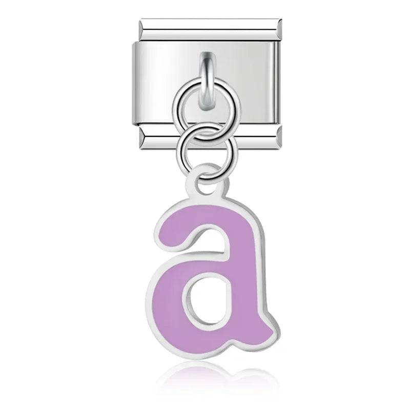 Italian Charms Letras Acero Inoxidable - Charmsymore
