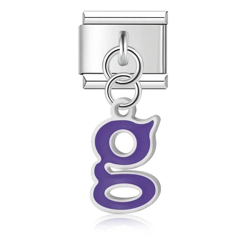 Italian Charms Letras Acero Inoxidable - Charmsymore