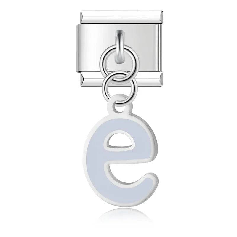 Italian Charms Letras Acero Inoxidable - Charmsymore