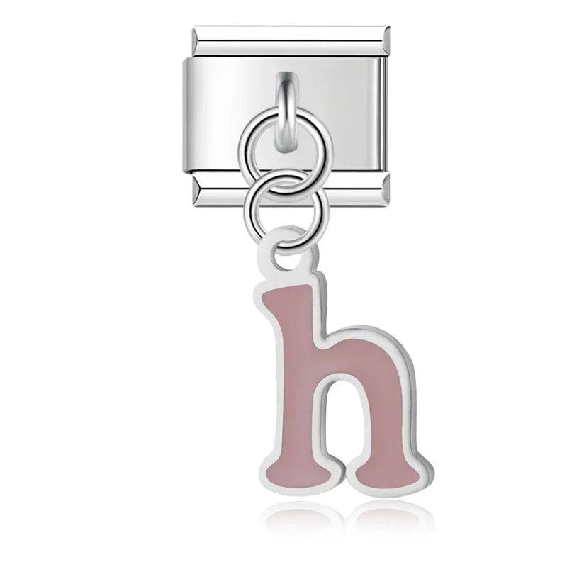 Italian Charms Letras Acero Inoxidable - Charmsymore