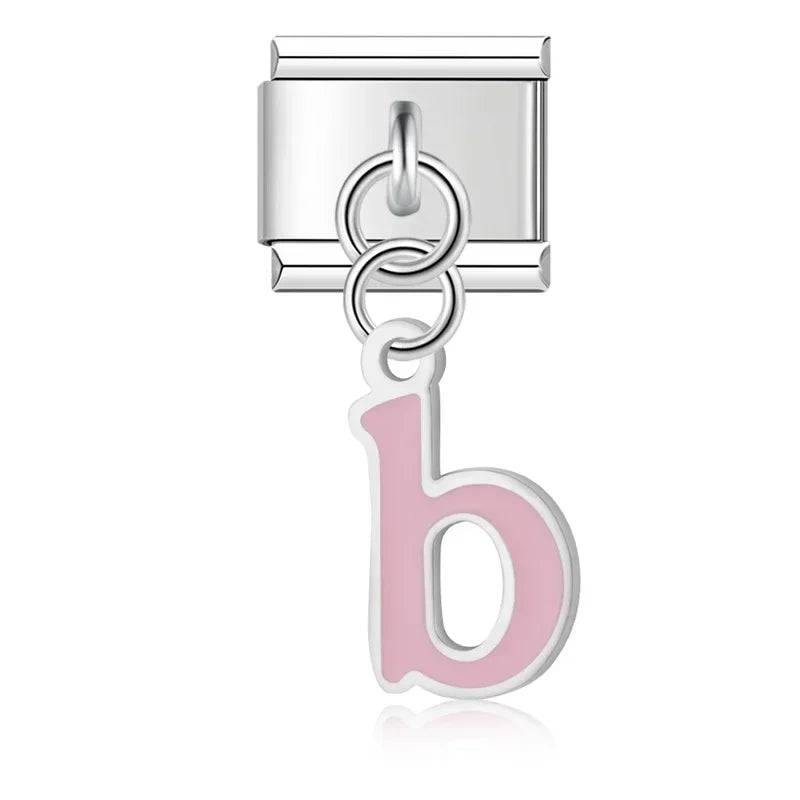 Italian Charms Letras Acero Inoxidable - Charmsymore