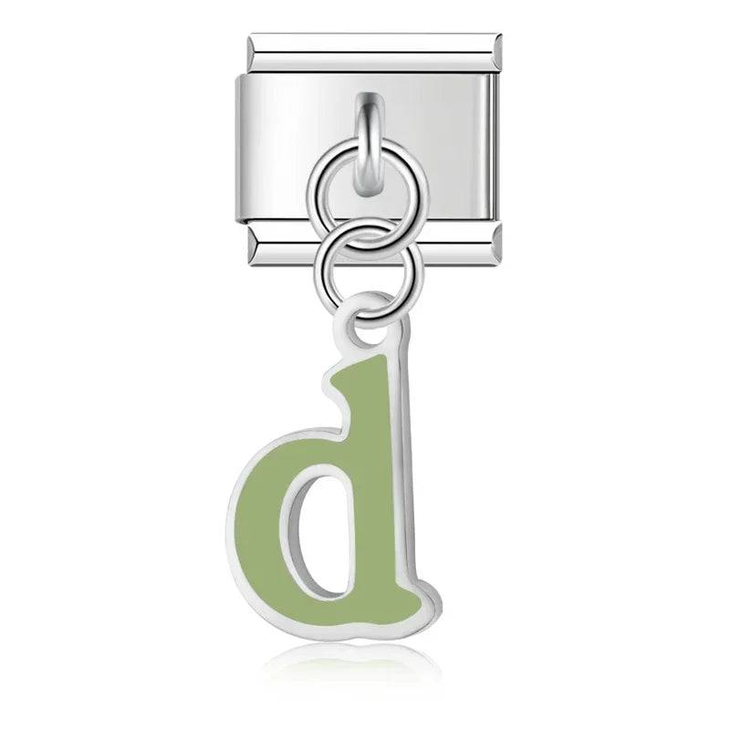 Italian Charms Letras Acero Inoxidable - Charmsymore