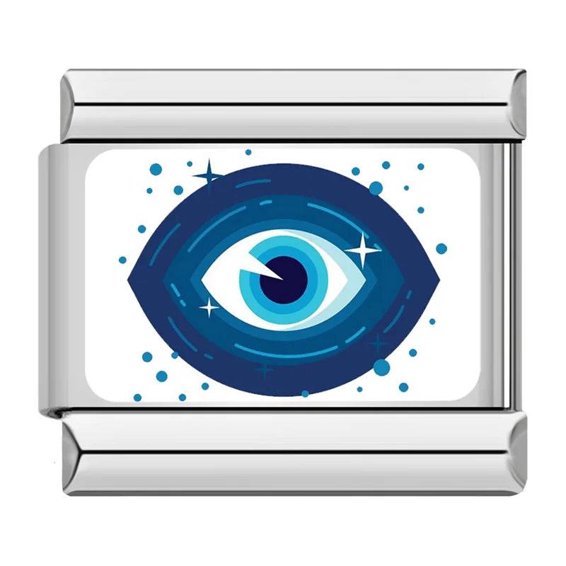 Italian Charms Mal De Ojo Acero inoxidable - Charmsymore