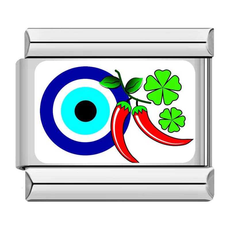 Italian Charms Mal De Ojo Acero inoxidable - Charmsymore
