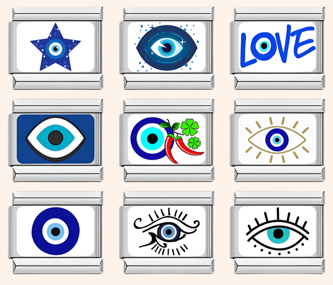 Italian Charms Mal De Ojo Acero inoxidable - Charmsymore