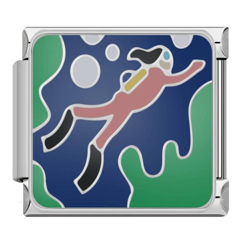 Italian Charms Mar Acero Inoxidable - Charmsymore