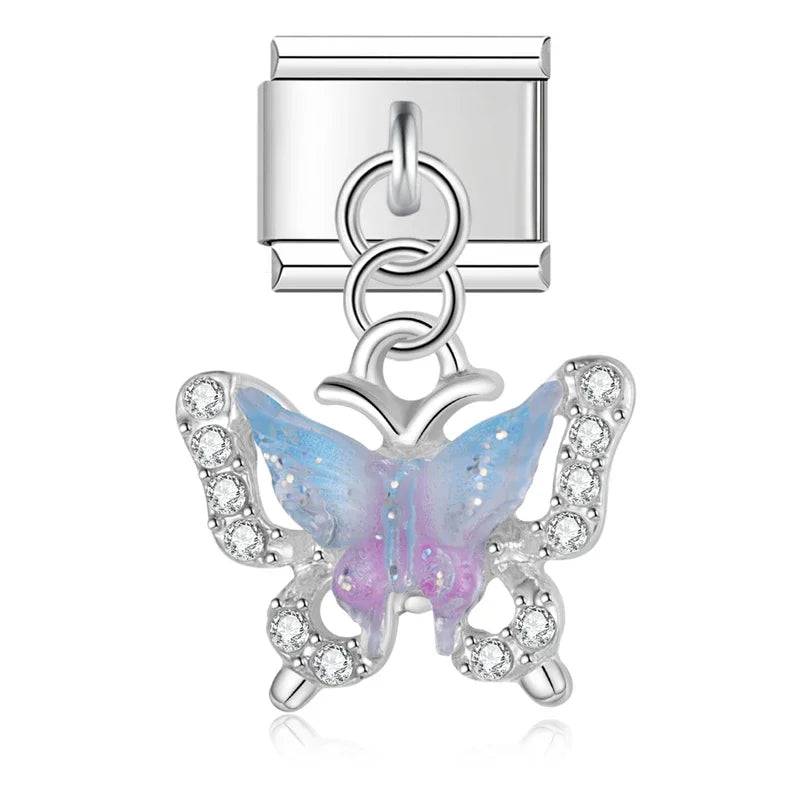 Italian Charms Mariposas Acero Inoxidable - Charmsymore