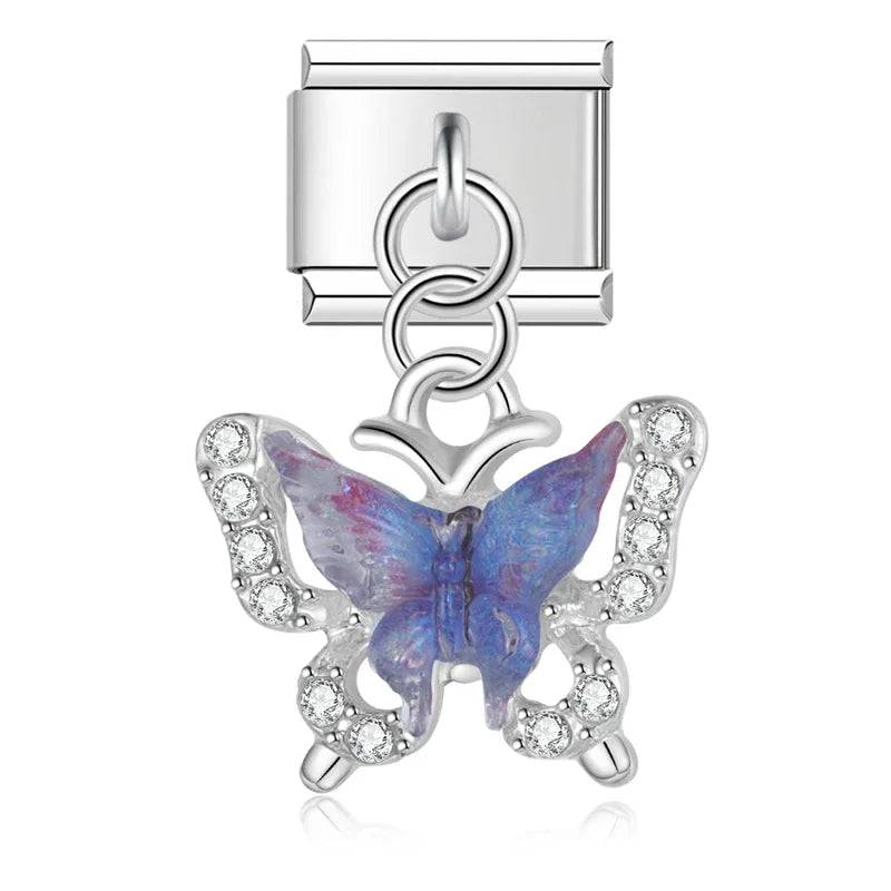 Italian Charms Mariposas Acero Inoxidable - Charmsymore