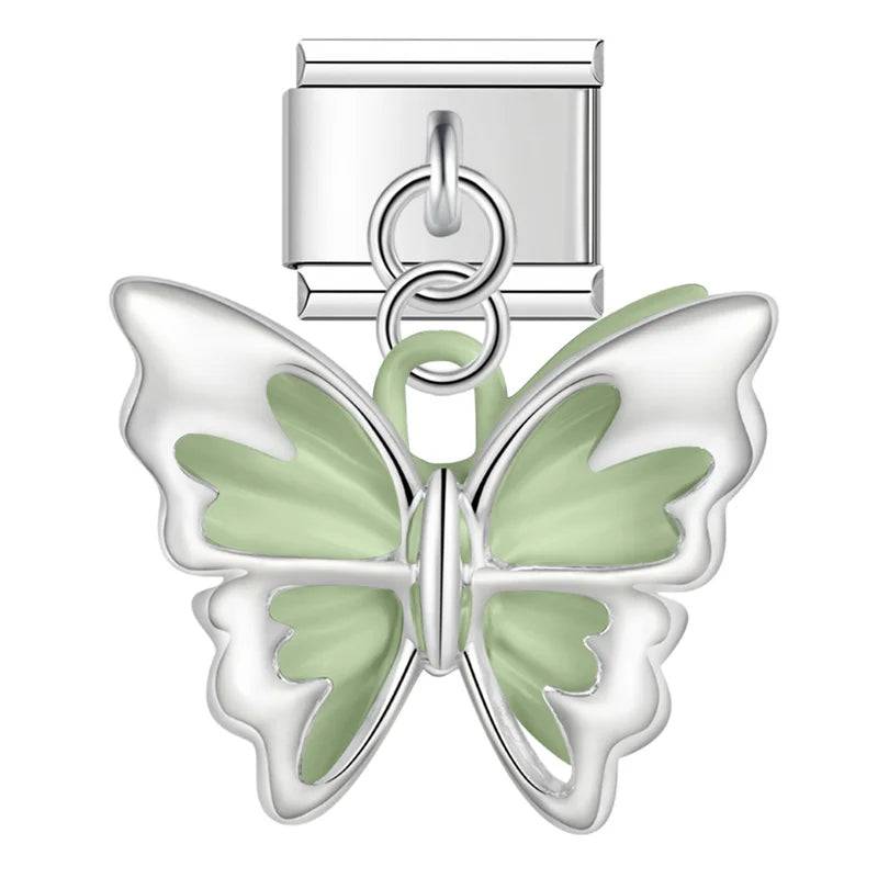 Italian Charms Mariposas Acero Inoxidable - Charmsymore