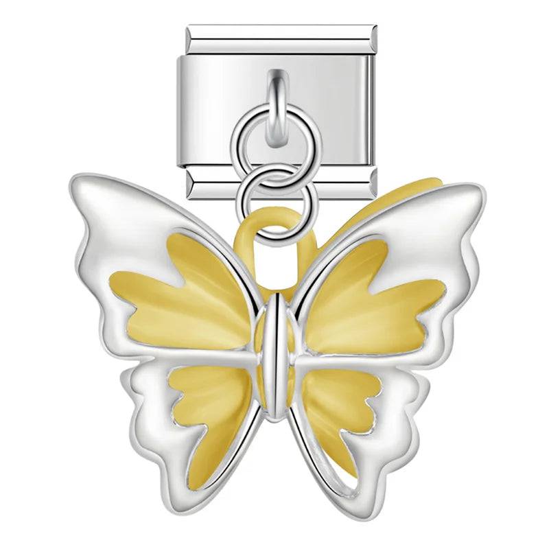 Italian Charms Mariposas Acero Inoxidable - Charmsymore