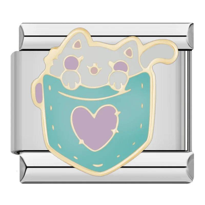 Italian Charms Mascotas Acero Inoxidable - Charmsymore