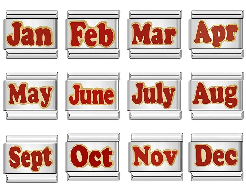 Italian Charms Meses - Charmsymore