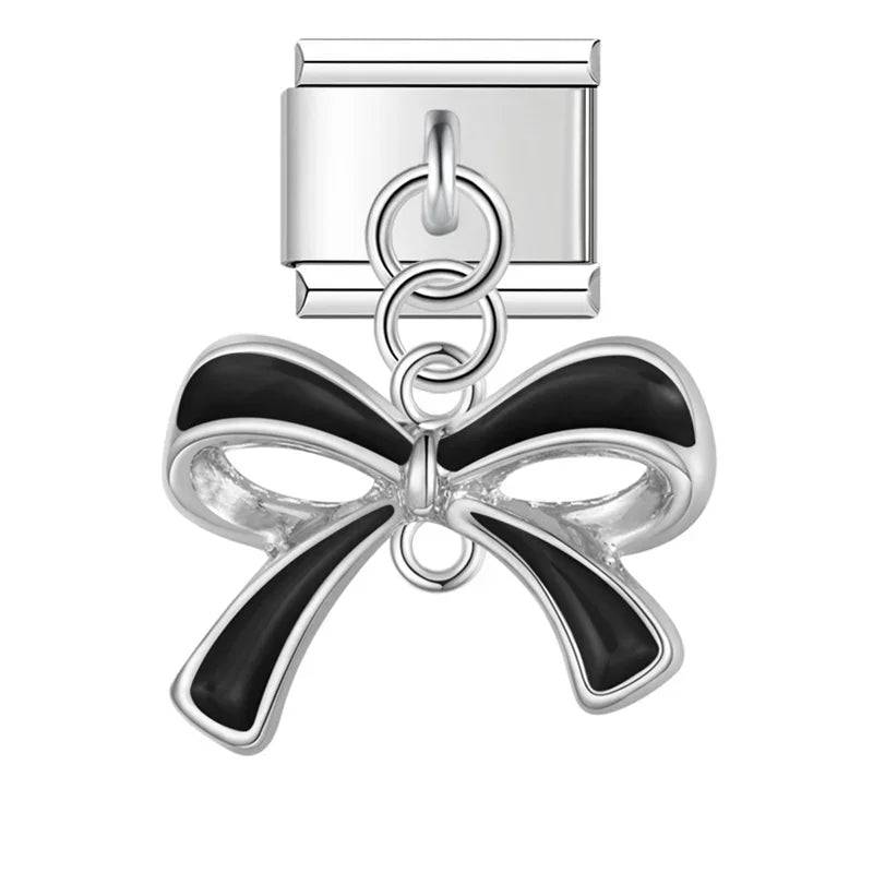 Italian Charms Moños Acero Inoxidable - Charmsymore