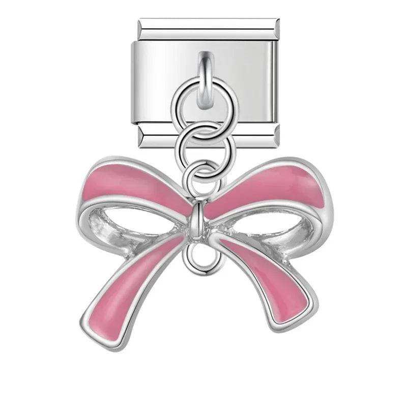 Italian Charms Moños Acero Inoxidable - Charmsymore