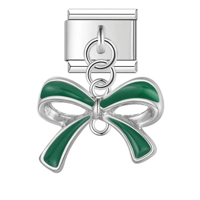 Italian Charms Moños Acero Inoxidable - Charmsymore