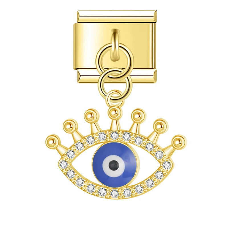 Italian Charms Ojos Trucos Dorado - Charmsymore
