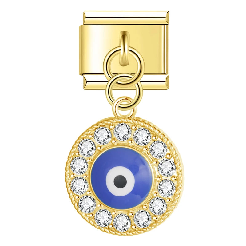 Italian Charms Ojos Trucos Dorado - Charmsymore
