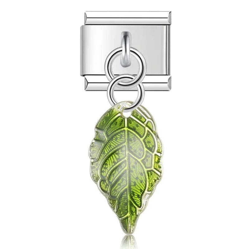 Italian Charms Plantas Acero Inoxidable - Charmsymore