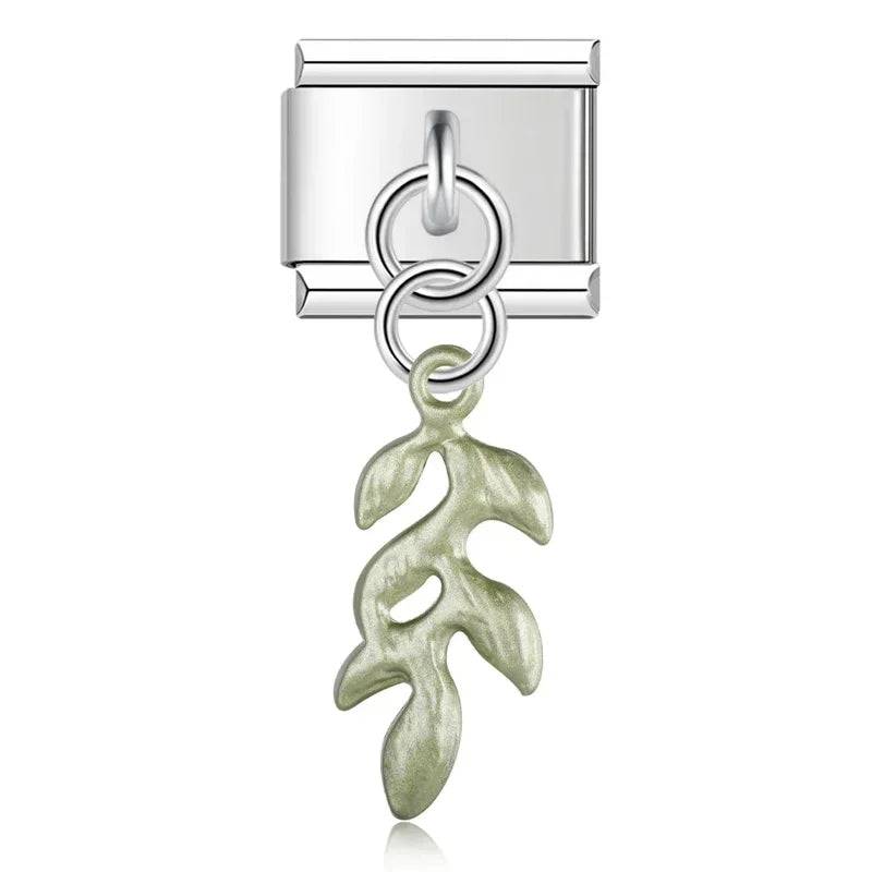 Italian Charms Plantas Acero Inoxidable - Charmsymore