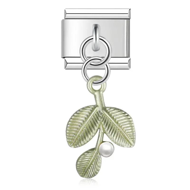 Italian Charms Plantas Acero Inoxidable - Charmsymore