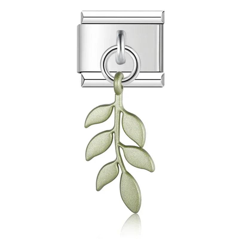 Italian Charms Plantas Acero Inoxidable - Charmsymore