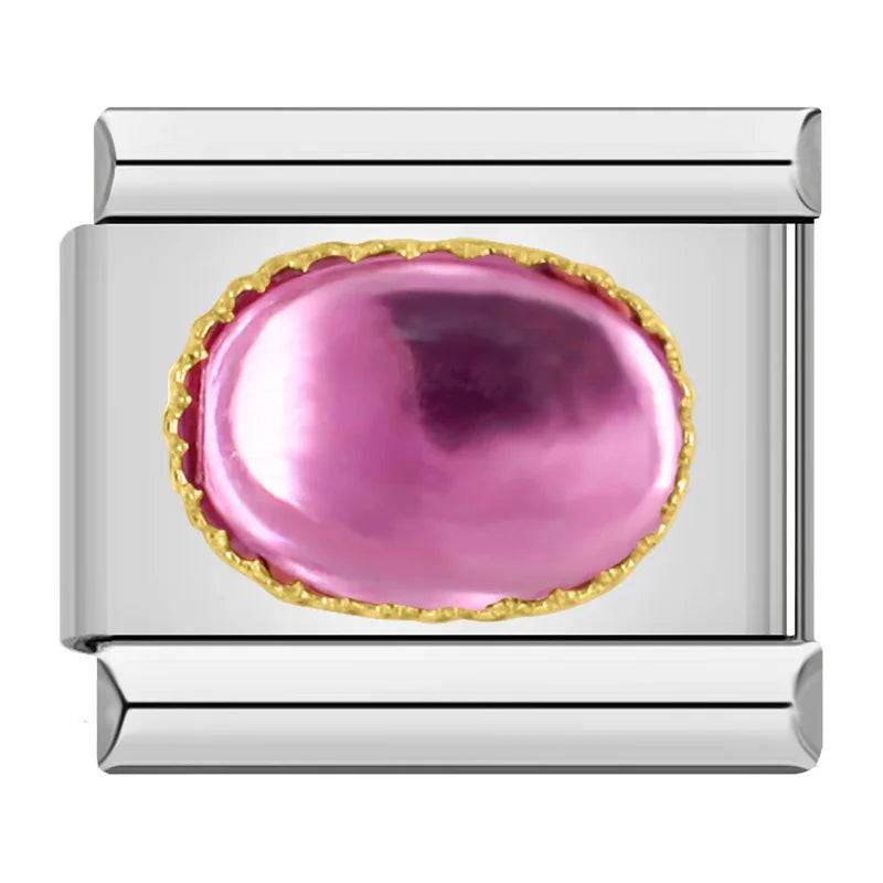 Italian Charms Rosas Acero Inoxidable - Charmsymore