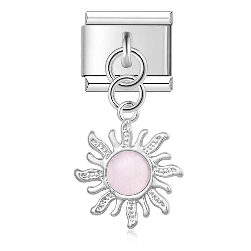 Italian Charms Sol Acero Inoxidable - Charmsymore