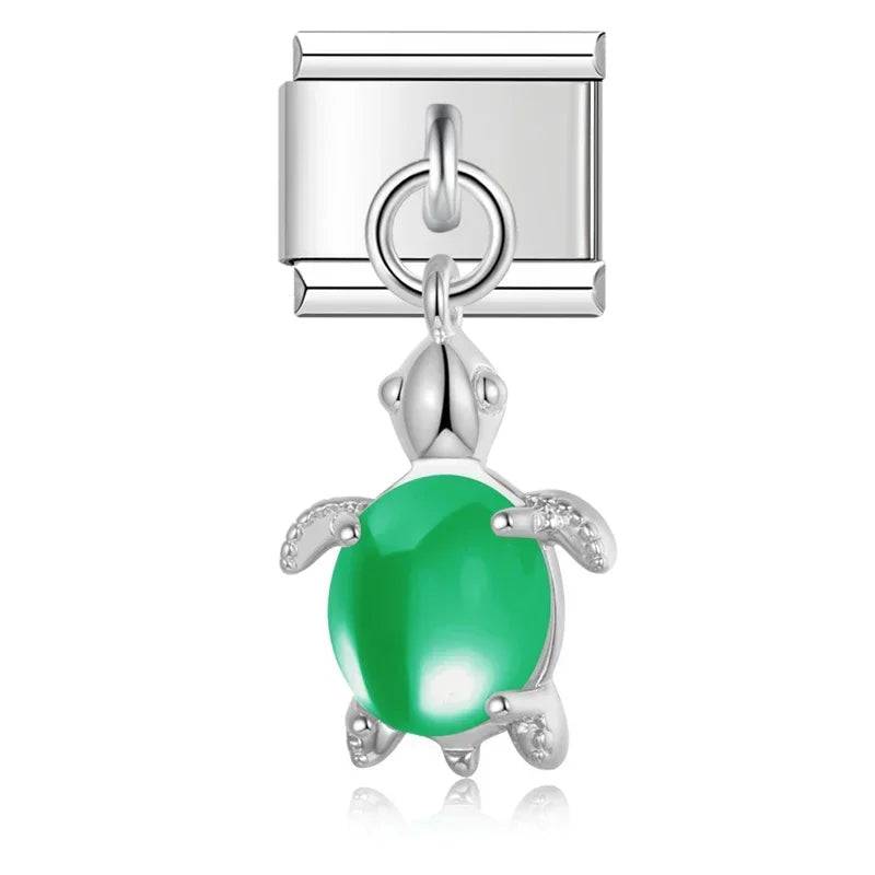 Italian Charms Tortugas Colgantes Acero Inoxidable - Charmsymore