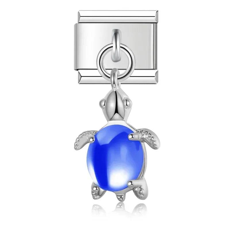 Italian Charms Tortugas Colgantes Acero Inoxidable - Charmsymore