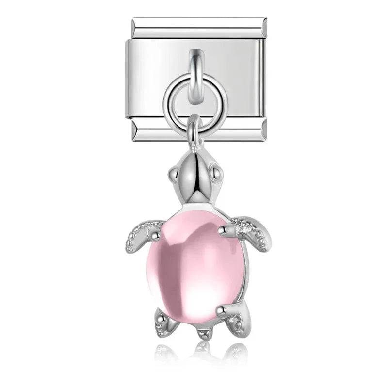 Italian Charms Tortugas Colgantes Acero Inoxidable - Charmsymore