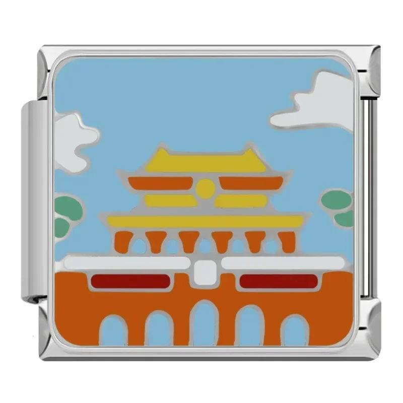 Italian Charms Viajes Acero Inoxidable - Charmsymore