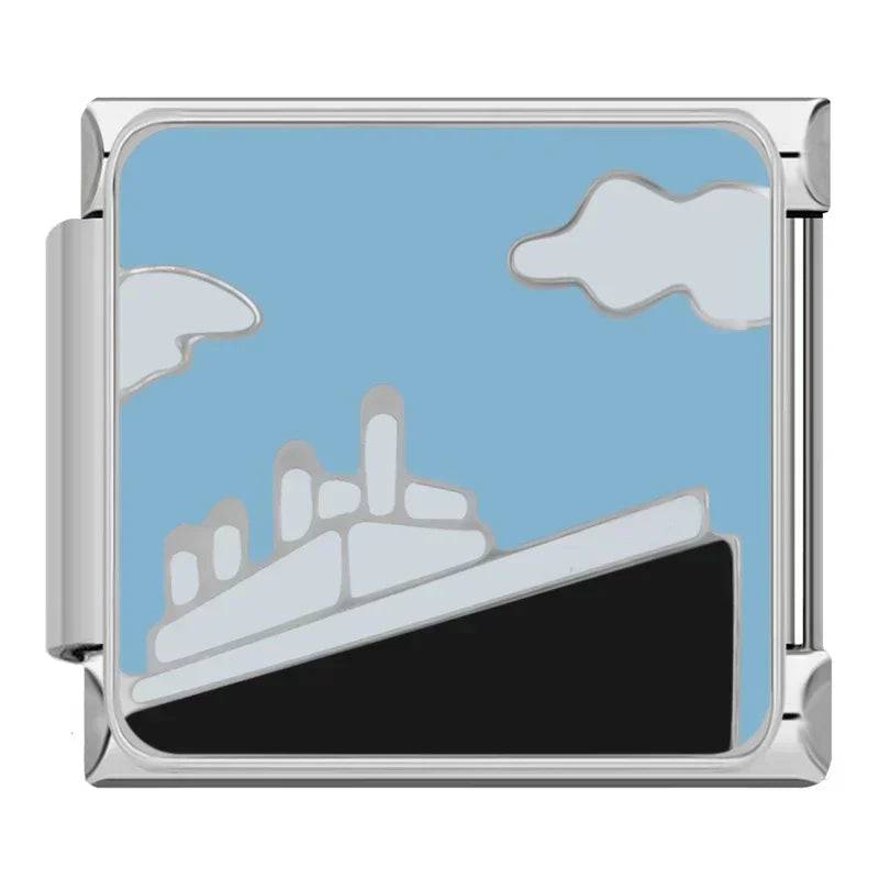 Italian Charms Viajes Acero Inoxidable - Charmsymore