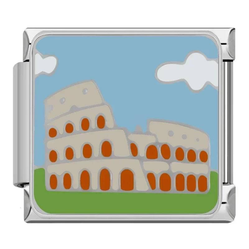 Italian Charms Viajes Acero Inoxidable - Charmsymore