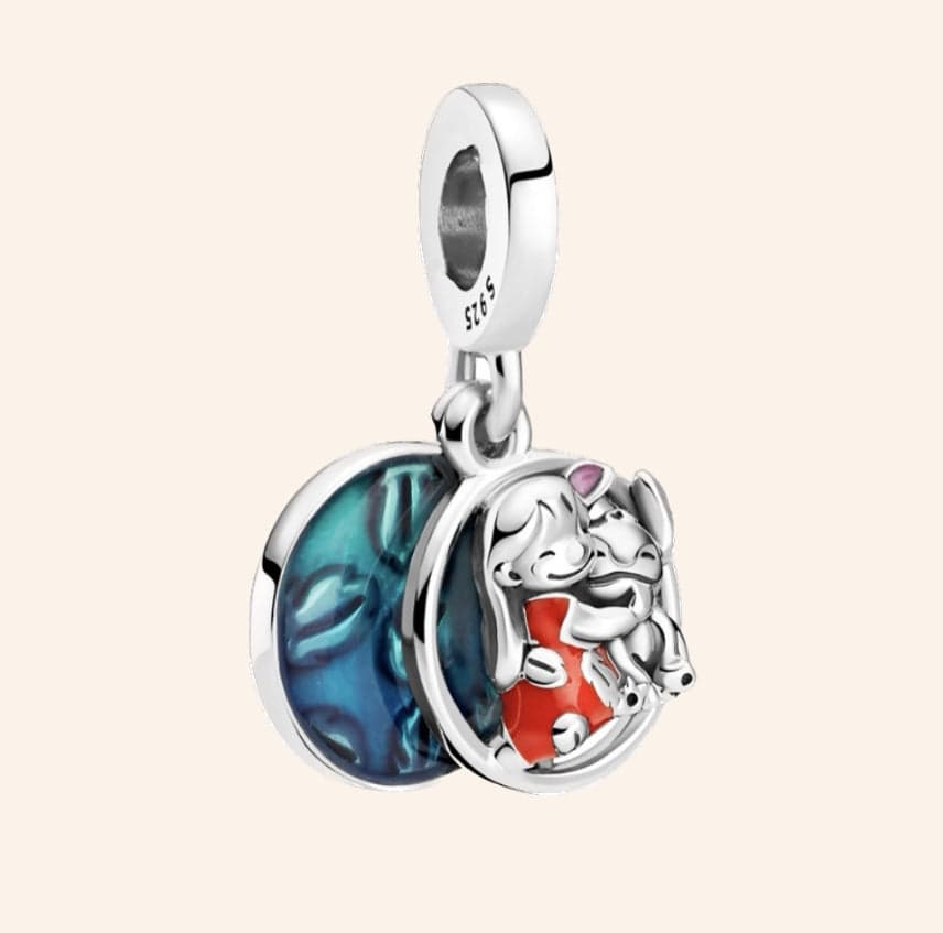 Lilo & Stitch Charm Plata S925 - Charmsymore