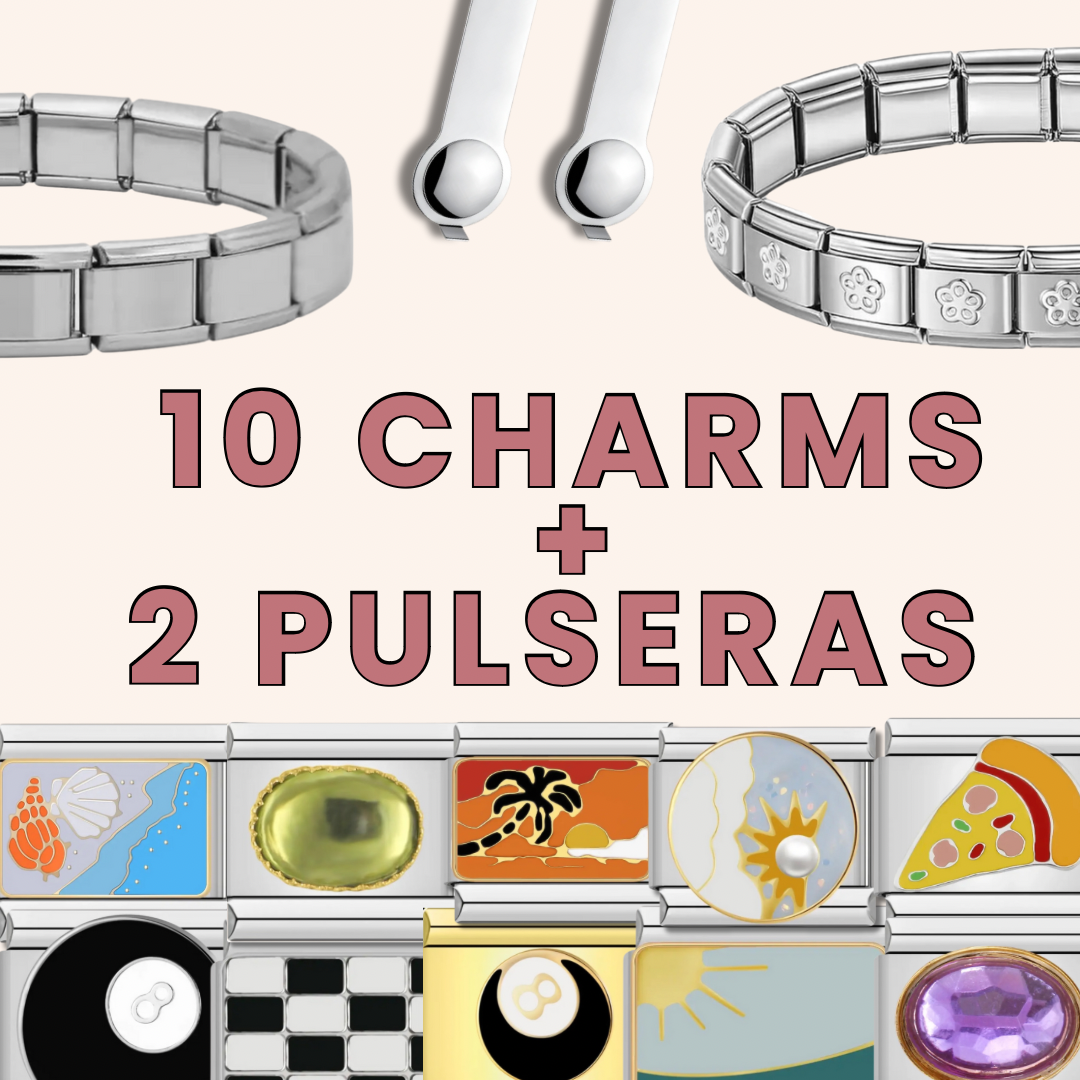 Paquete Italian charms + Italian bracelets - Charmsymore